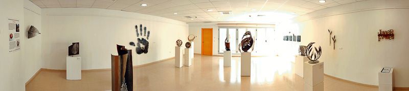 gallery 49. Dibujando el otoño en el aire y Tres proyectos de escultura pública 03.Panorámica exposición